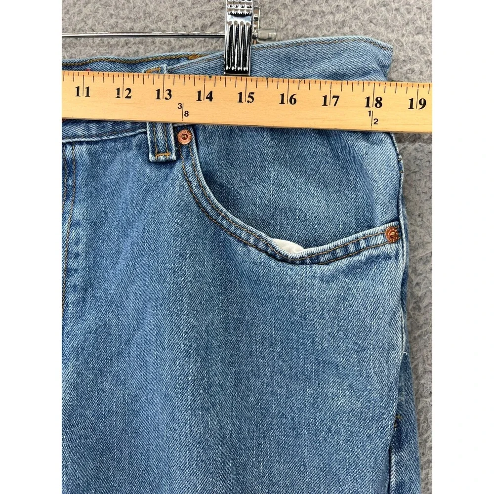Levis 505 Jeans Mens 38X30 (36x29 Actual) Blue‎ Regular Fit Straight Leg